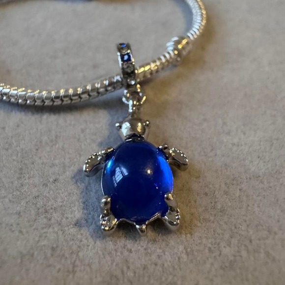 Blue Turtle Dangle‎ Charm fits PANDORA - Picture 1 of 9